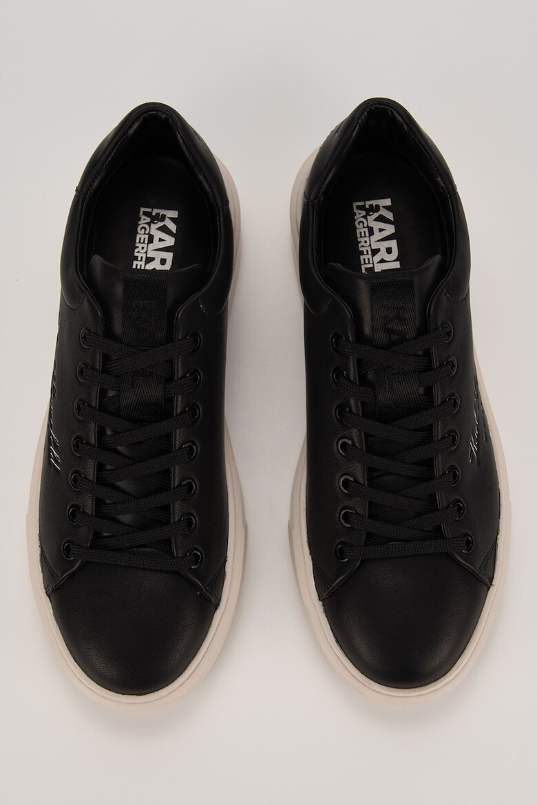 Karl Lagerfeld Pantofi sport din piele cu detaliu logo - Pled.ro