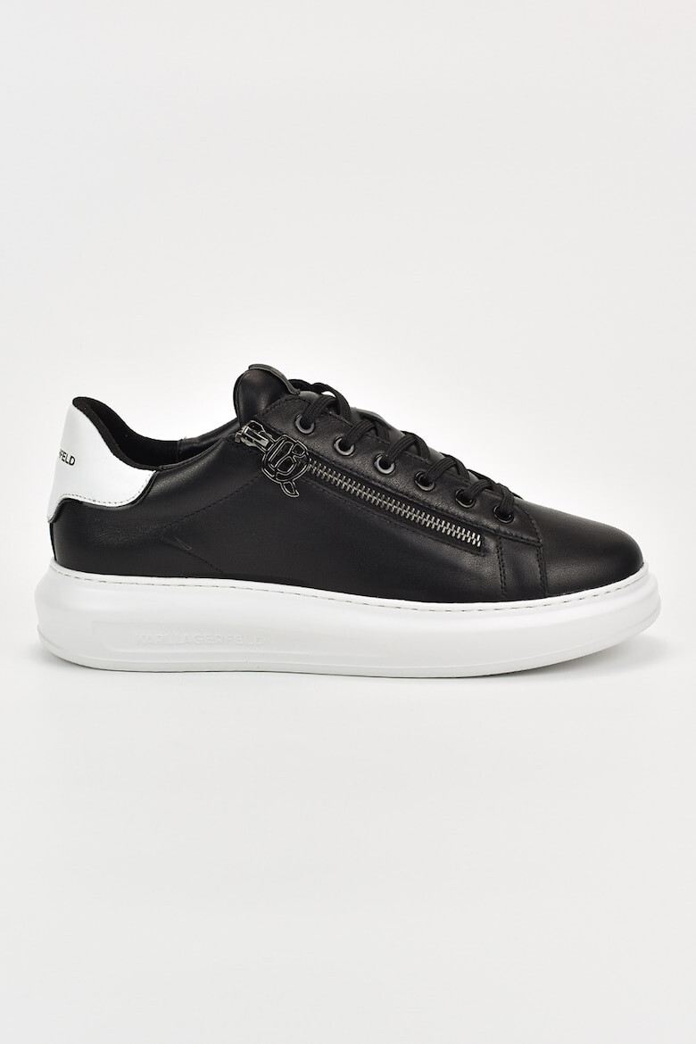 Karl Lagerfeld Pantofi sport din piele cu fermoare laterale - Pled.ro