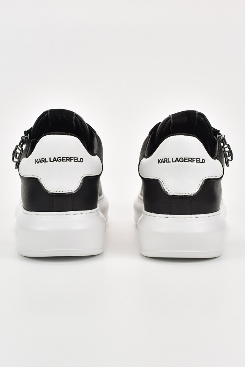 Karl Lagerfeld Pantofi sport din piele cu fermoare laterale - Pled.ro