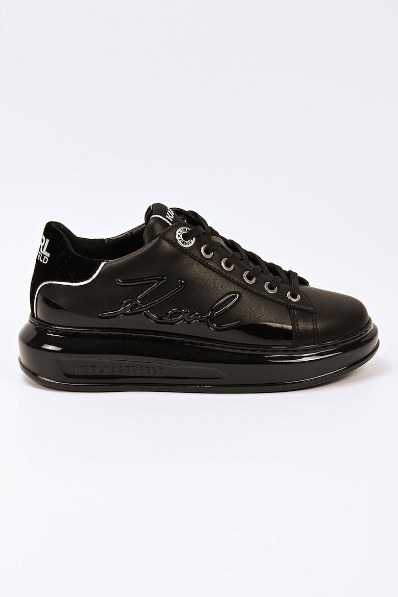 Karl Lagerfeld Pantofi sport din piele cu logo - Pled.ro