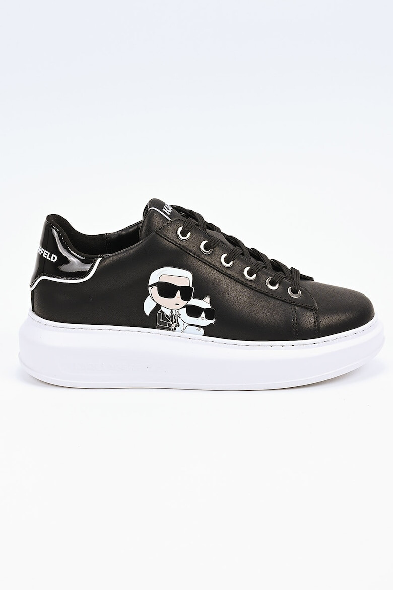 Karl Lagerfeld Pantofi sport din piele cu varf rotund - Pled.ro