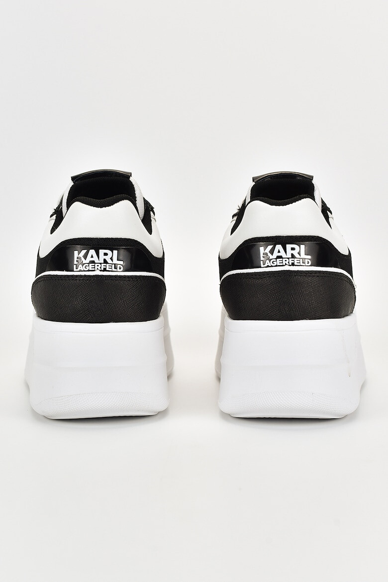 Karl Lagerfeld Pantofi sport flatform de piele - Pled.ro