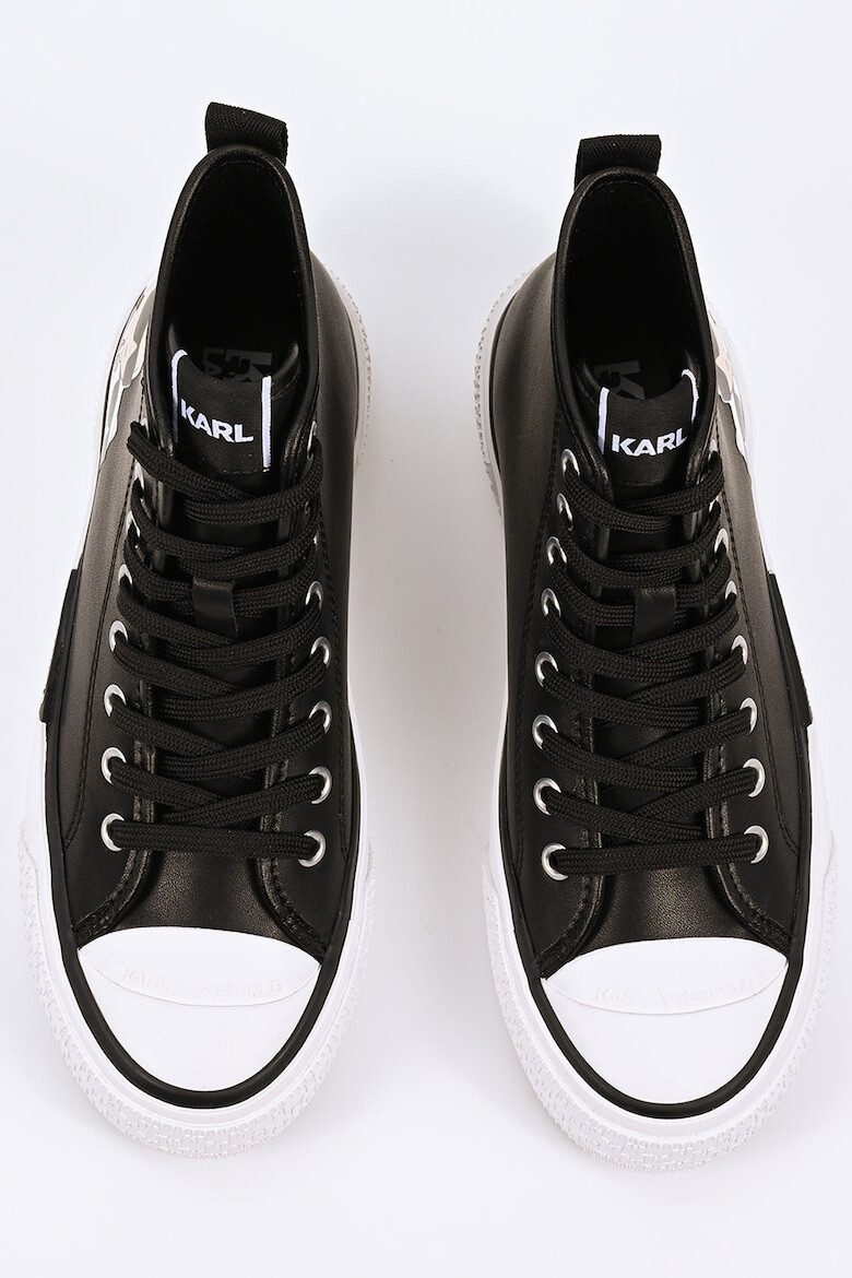 Karl Lagerfeld Pantofi sport inalti din piele - Pled.ro