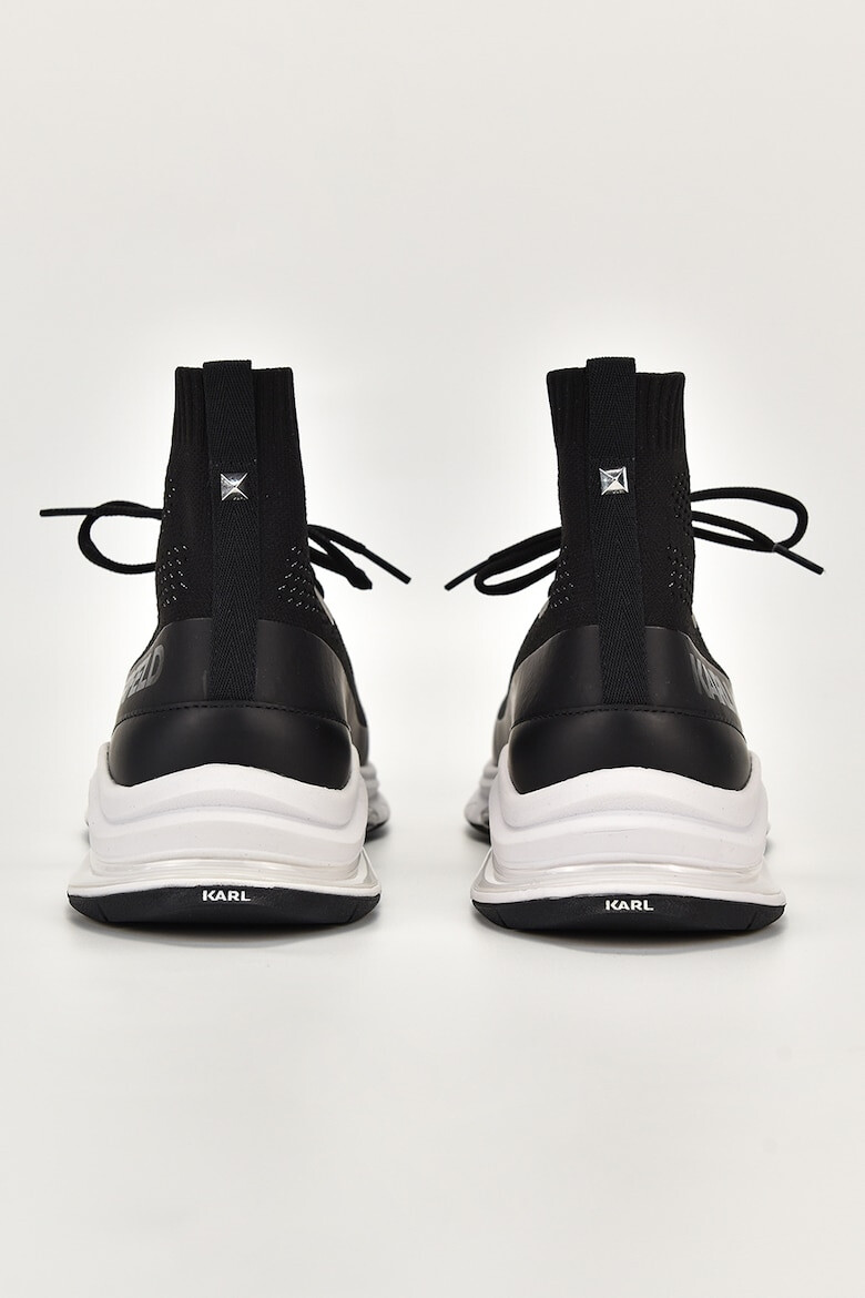 Karl Lagerfeld Pantofi sport mid-high cu parte superioara din material textil - Pled.ro