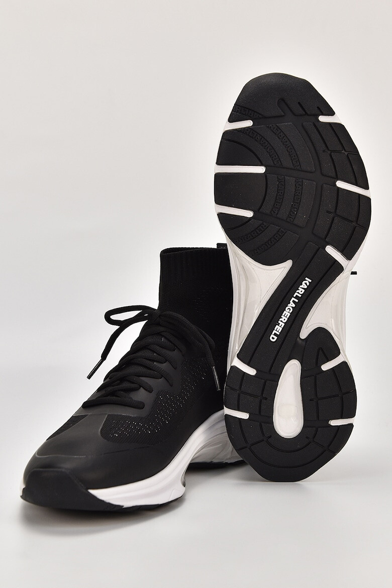 Karl Lagerfeld Pantofi sport mid-high cu parte superioara din material textil - Pled.ro