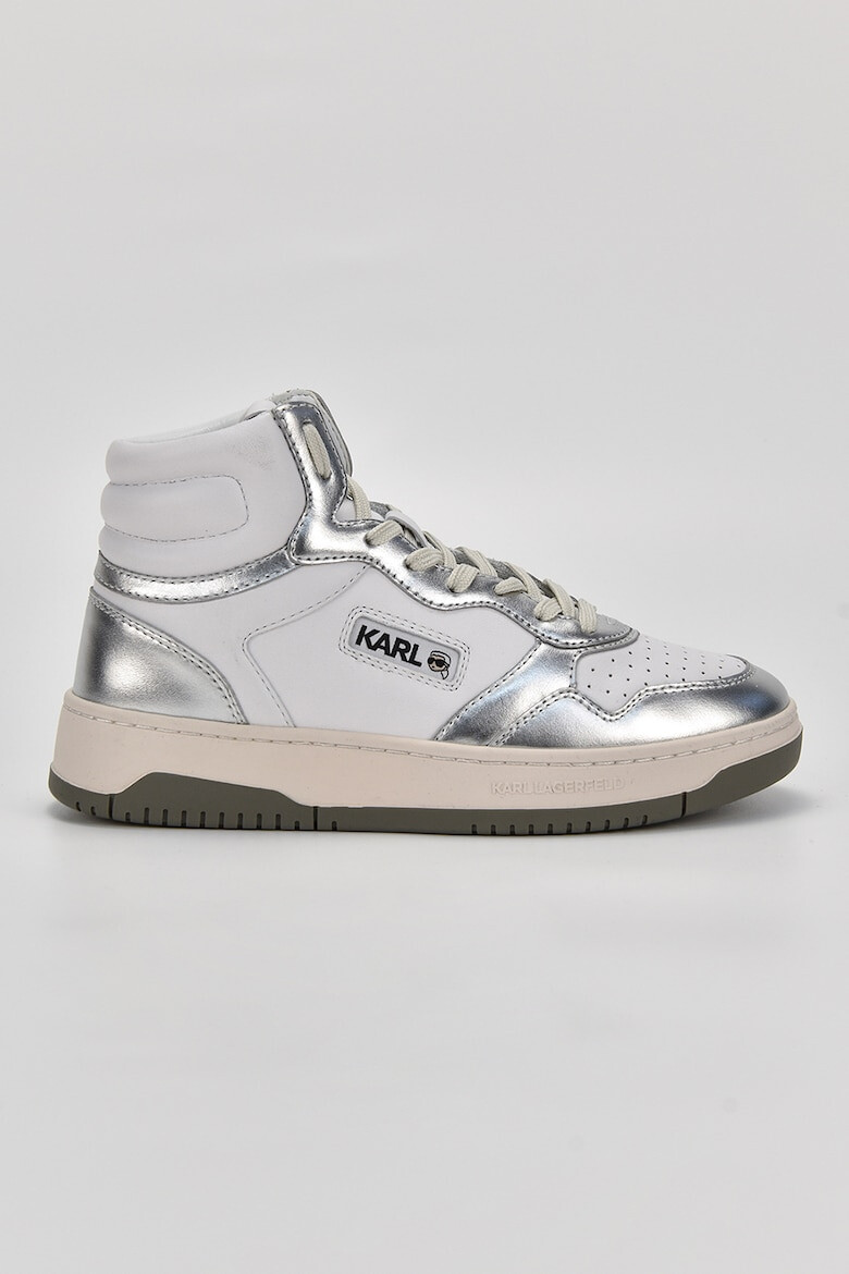 Karl Lagerfeld Pantofi sport mid-high de piele - Pled.ro