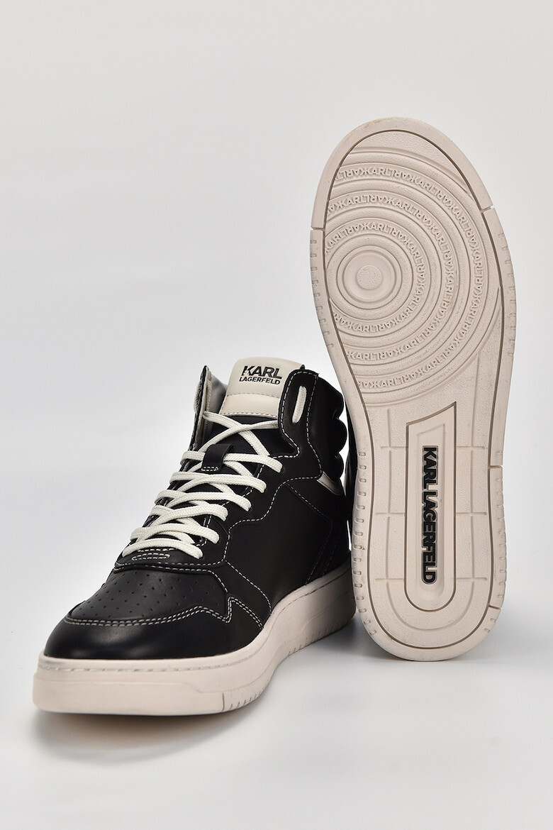 Karl Lagerfeld Pantofi sport mid-high de piele - Pled.ro