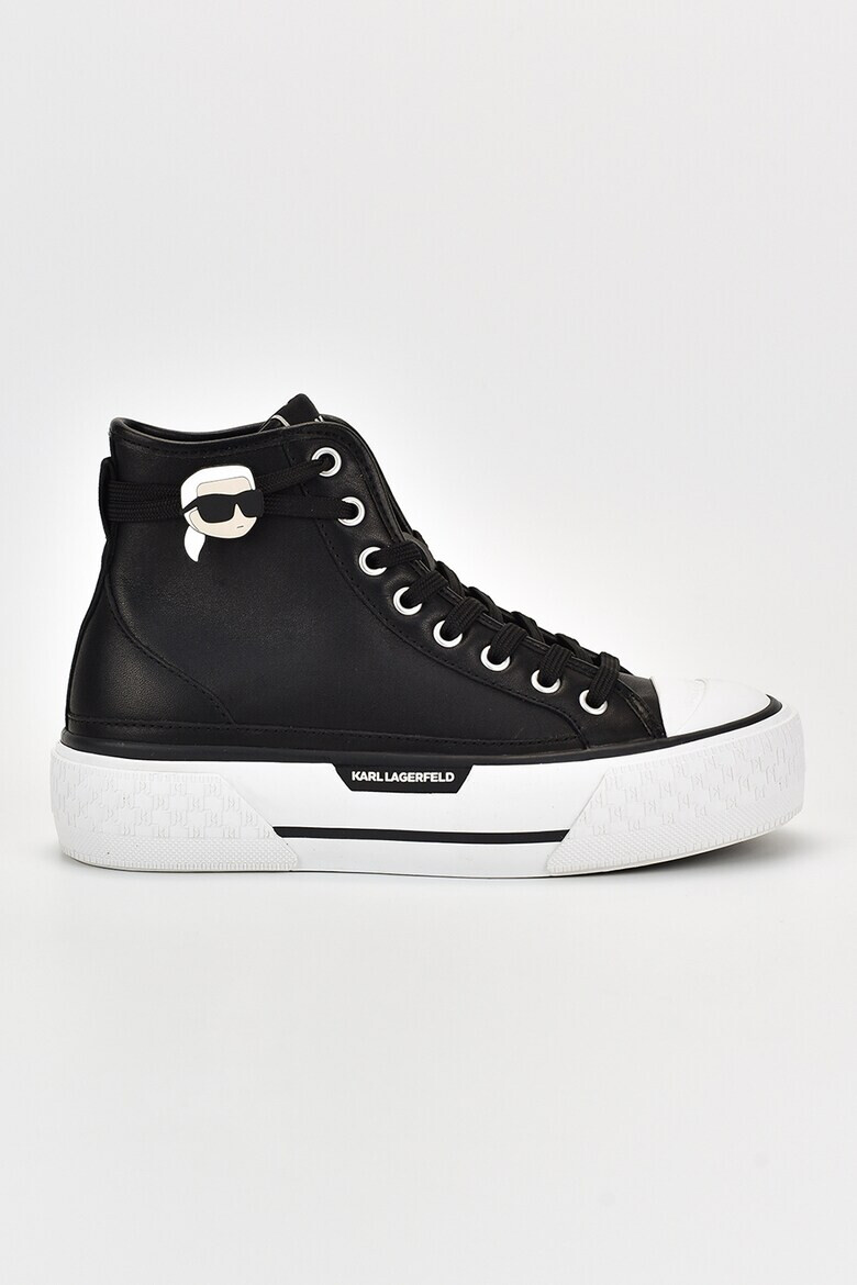 Karl Lagerfeld Pantofi sport mid-high de piele - Pled.ro