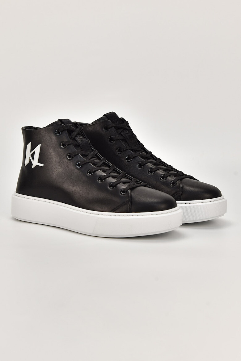 Karl Lagerfeld Pantofi sport mid-high de piele - Pled.ro