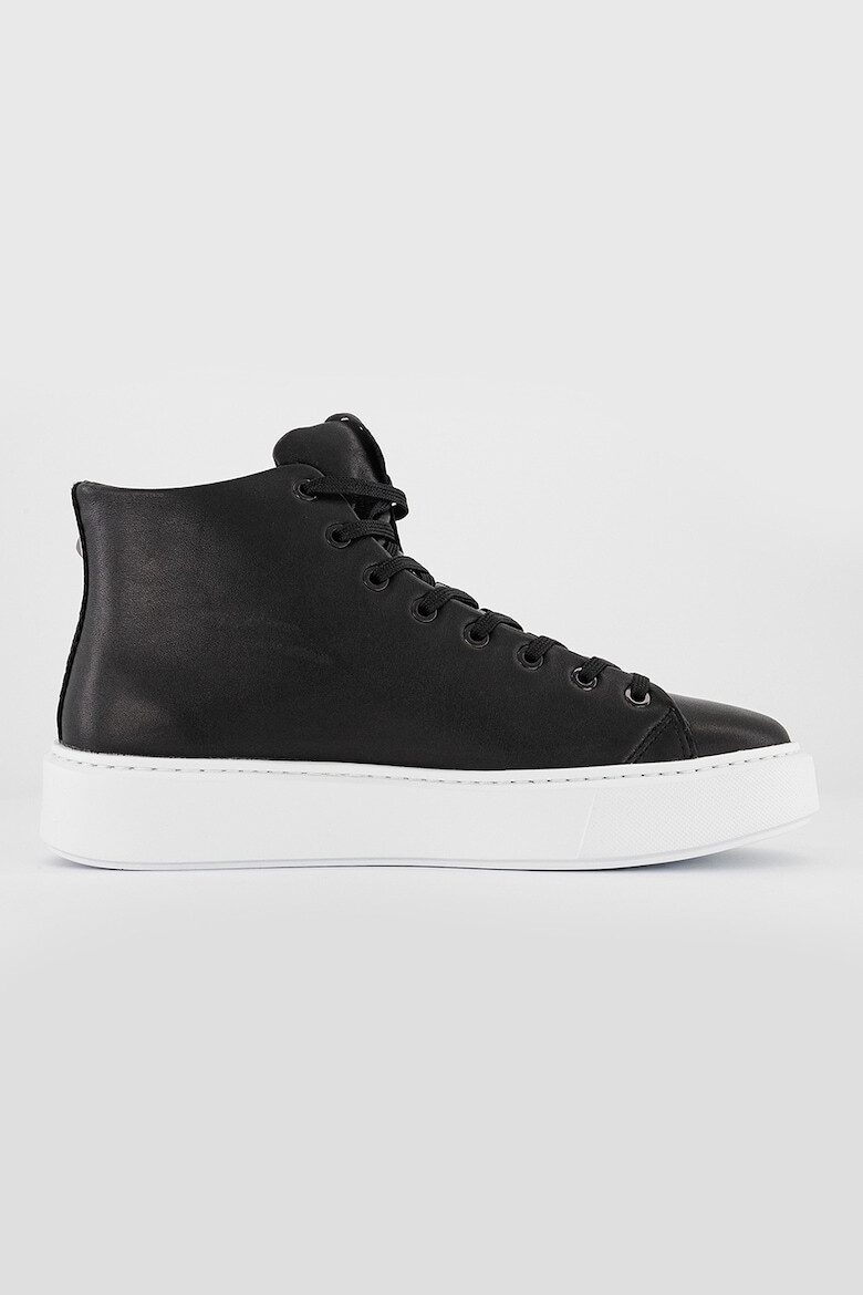 Karl Lagerfeld Pantofi sport mid-high de piele Maxi Kup - Pled.ro