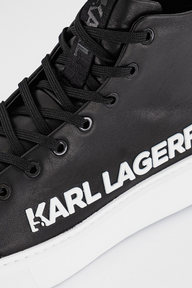 Karl Lagerfeld Pantofi sport mid-high de piele Maxi Kup - Pled.ro