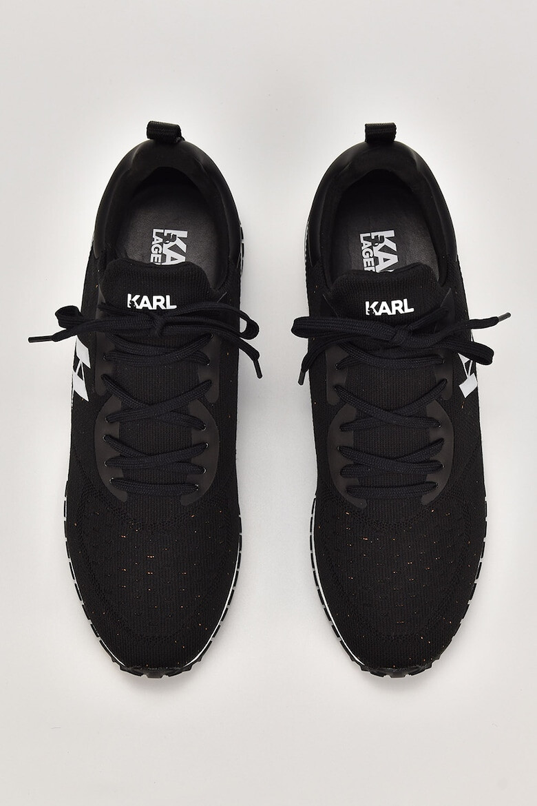 Karl Lagerfeld Pantofi sport slip-on din plasa cu garnituri din piele - Pled.ro