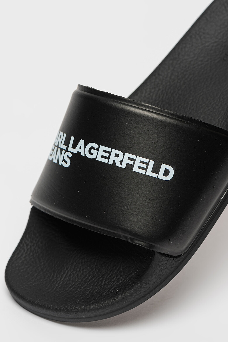 Karl Lagerfeld Papuci cu imprimeu logo - Pled.ro