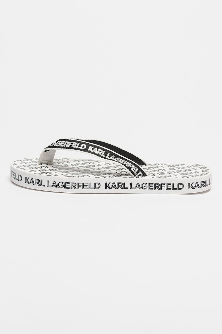 Karl Lagerfeld Papuci flip-flop cu model logo Kosta - Pled.ro