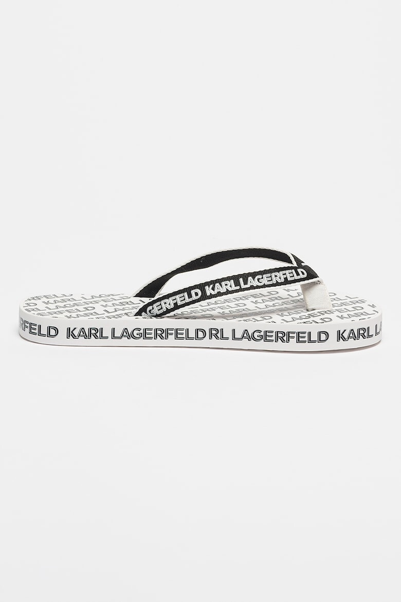 Karl Lagerfeld Papuci flip-flop cu model logo Kosta - Pled.ro