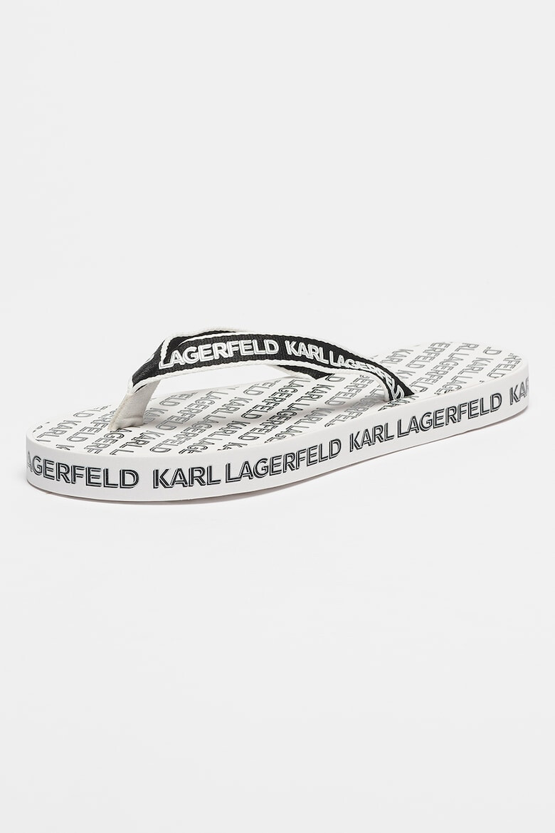 Karl Lagerfeld Papuci flip-flop cu model logo Kosta - Pled.ro