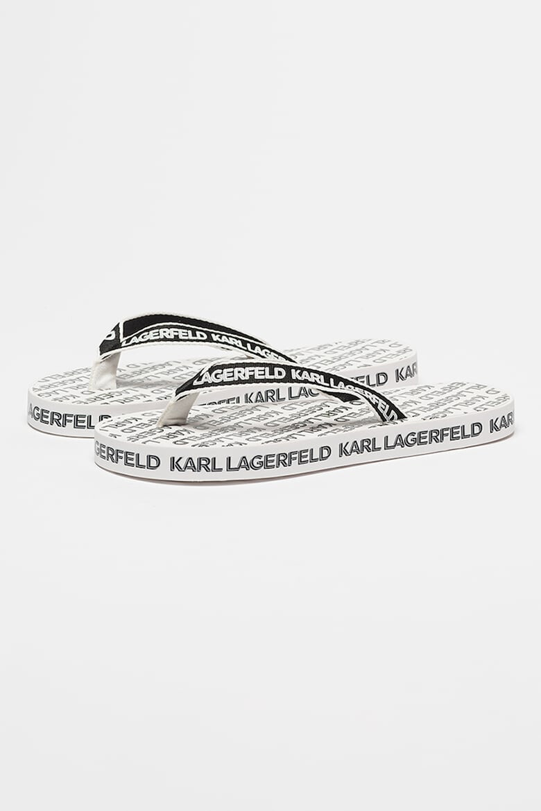 Karl Lagerfeld Papuci flip-flop cu model logo Kosta - Pled.ro