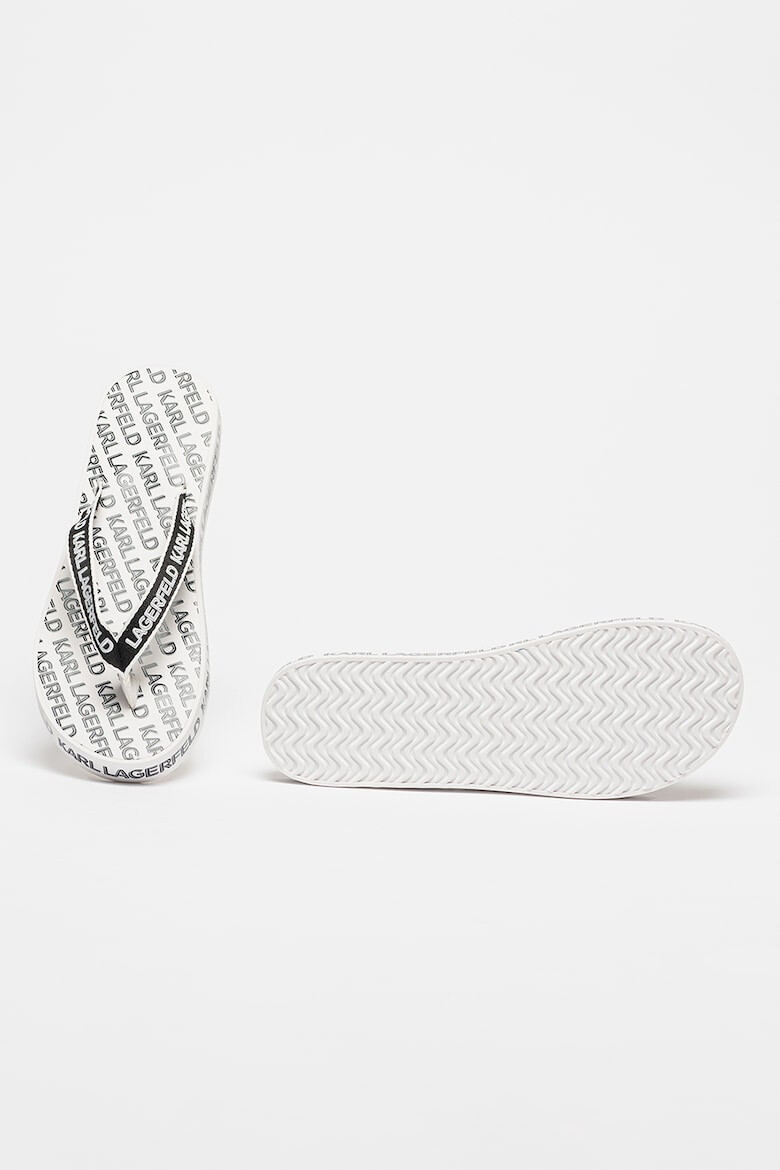 Karl Lagerfeld Papuci flip-flop cu model logo Kosta - Pled.ro