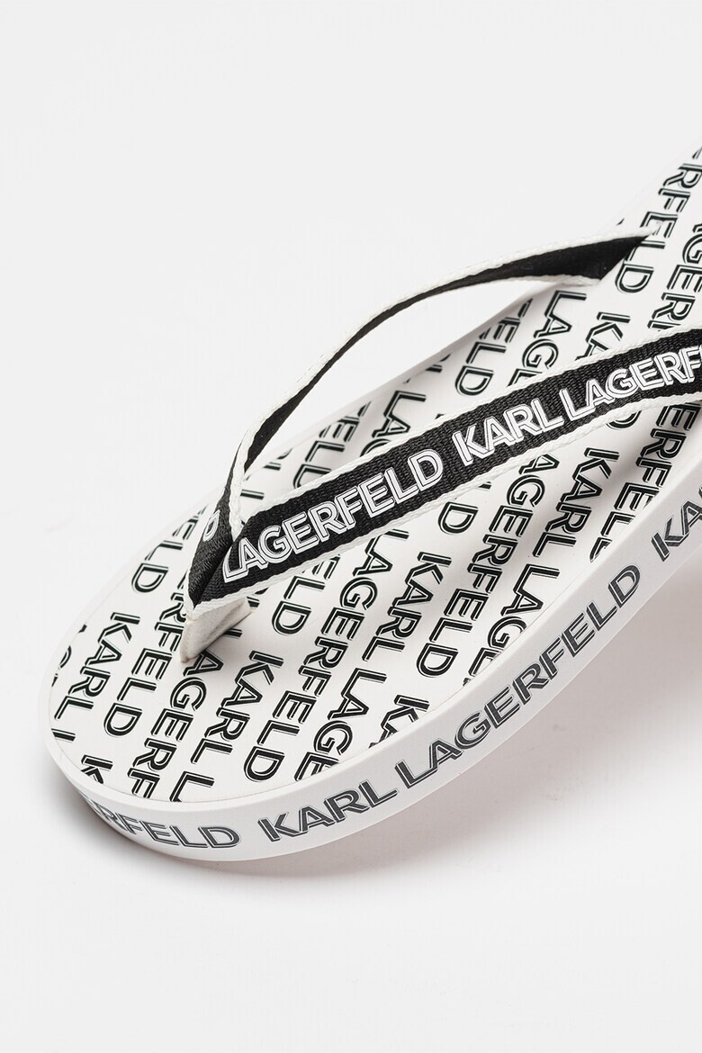 Karl Lagerfeld Papuci flip-flop cu model logo Kosta - Pled.ro