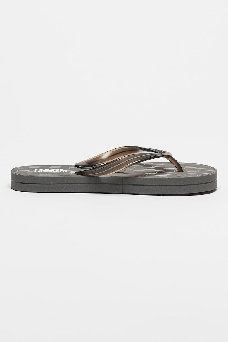 Karl Lagerfeld Papuci flip-flop cu model monograma Kosta - Pled.ro