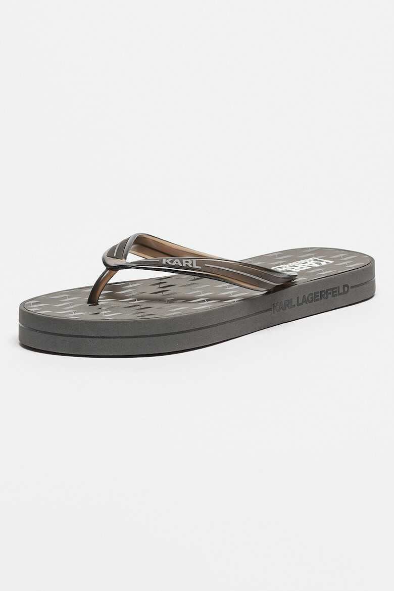 Karl Lagerfeld Papuci flip-flop cu model monograma Kosta - Pled.ro