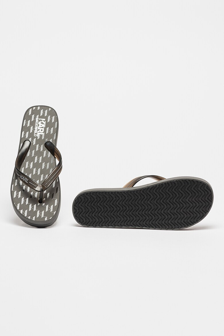 Karl Lagerfeld Papuci flip-flop cu model monograma Kosta - Pled.ro