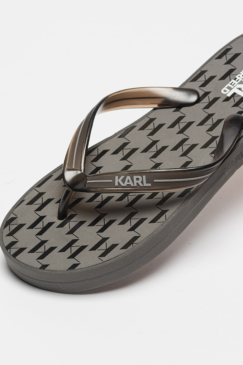 Karl Lagerfeld Papuci flip-flop cu model monograma Kosta - Pled.ro