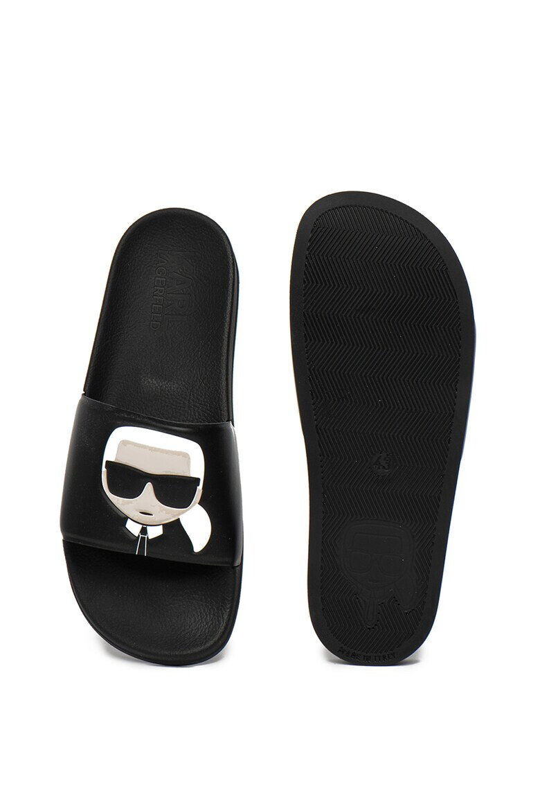 Karl Lagerfeld Papuci Ikonik Slide - Pled.ro