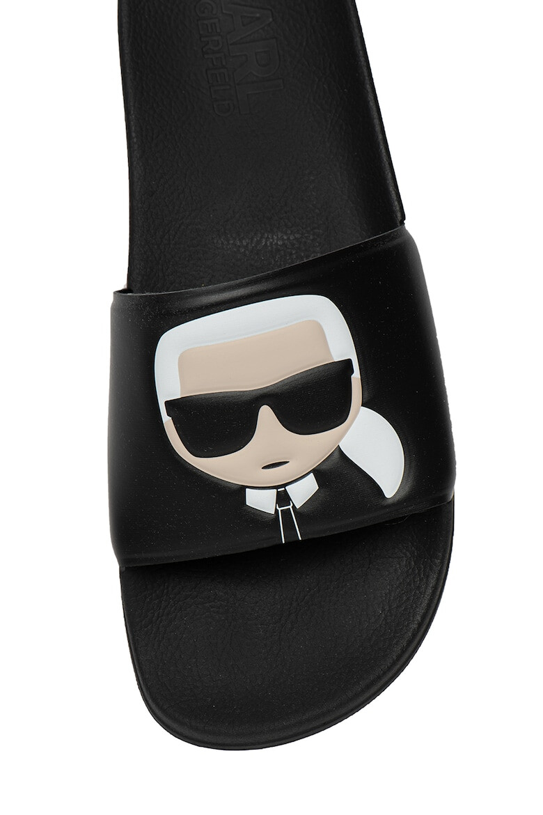 Karl Lagerfeld Papuci Ikonik Slide - Pled.ro