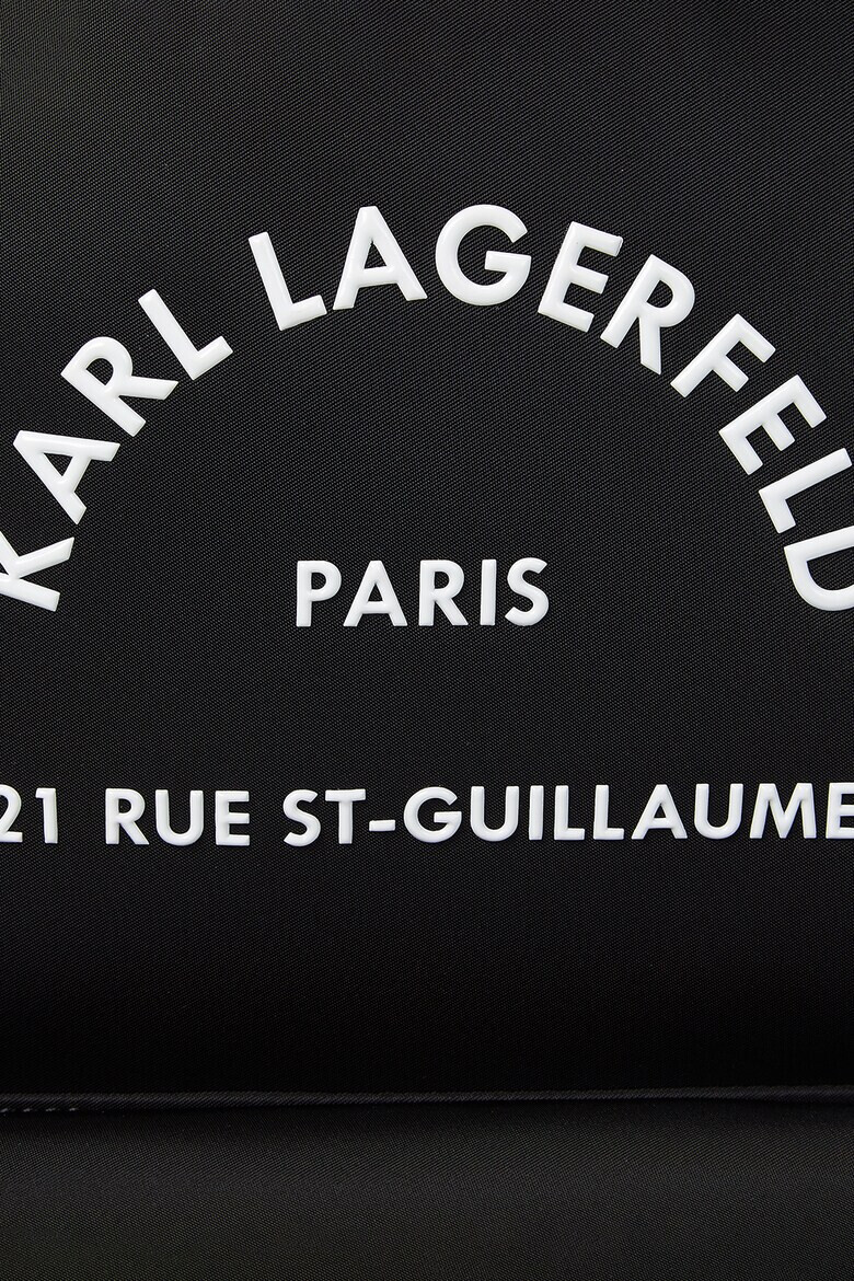 Karl Lagerfeld Rucsac cu imprimeu logo Rue Saint-Guillaume - Pled.ro