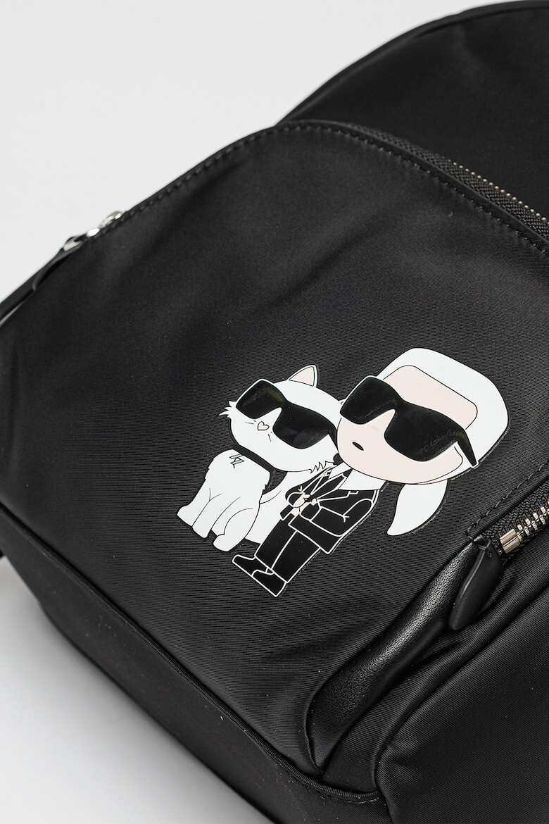 Karl Lagerfeld Rucsac cu imprimeu logo si fermoar K/Ikonik 2.0 - Pled.ro