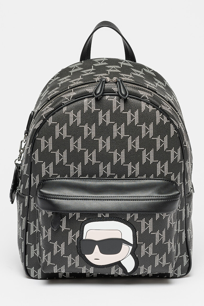 Karl Lagerfeld Rucsac de piele ecologica cu logo Ikonik - Pled.ro