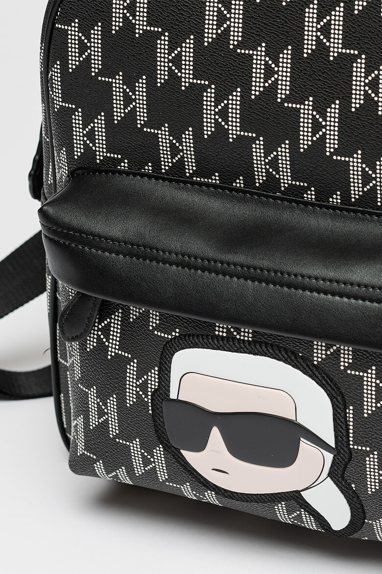 Karl Lagerfeld Rucsac de piele ecologica cu logo Ikonik - Pled.ro