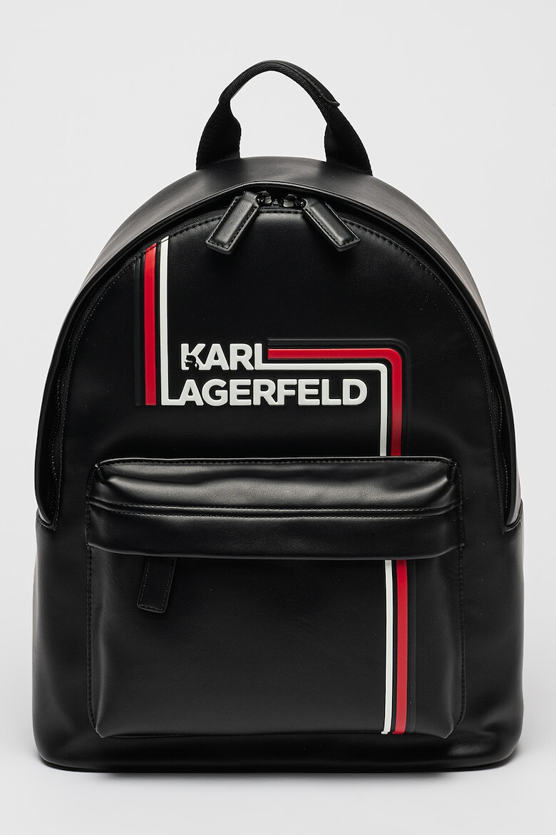 Karl Lagerfeld Rucsac de piele ecologica cu logo K/Essential - Pled.ro