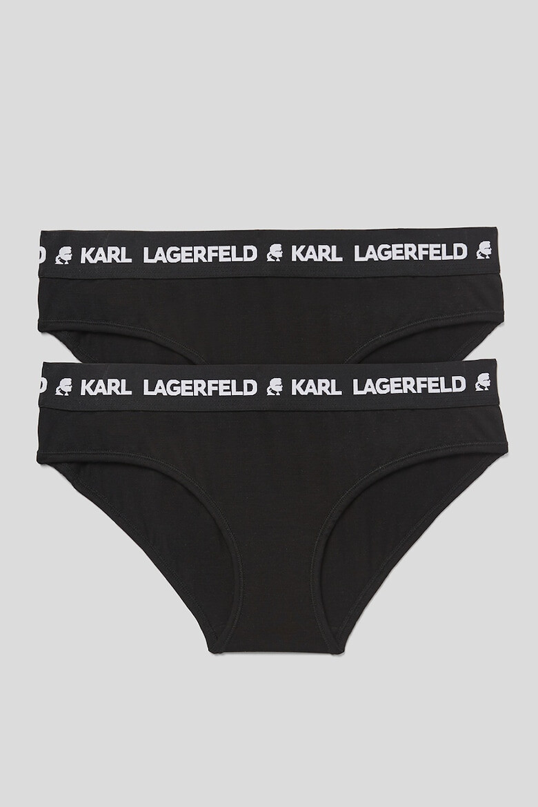 Karl Lagerfeld Set de chiloti din amestec de lyocell - 2 perechi - Pled.ro