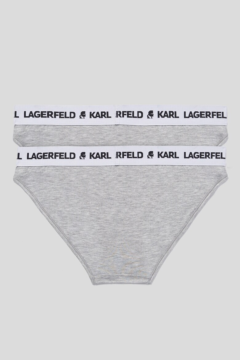 Karl Lagerfeld Set de chiloti din amestec de lyocell - 2 perechi - Pled.ro