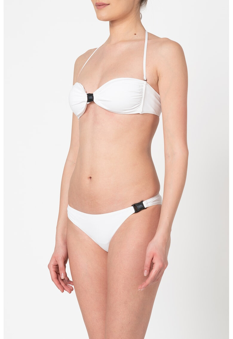 Karl Lagerfeld Sutien bandeau de baie cu catarama - Pled.ro