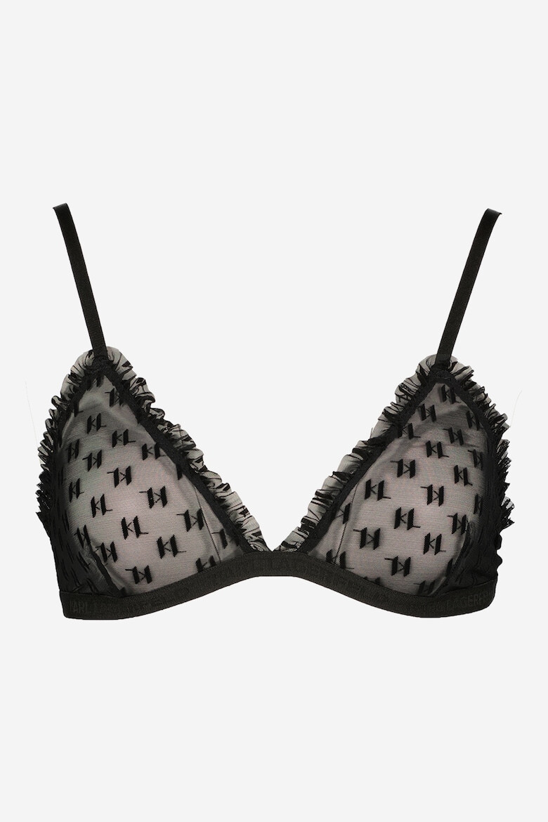 Karl Lagerfeld Sutien cu model monograma - Pled.ro