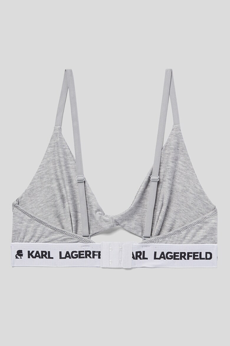 Karl Lagerfeld Sutien din amestec de lyocell cu banda logo - Pled.ro