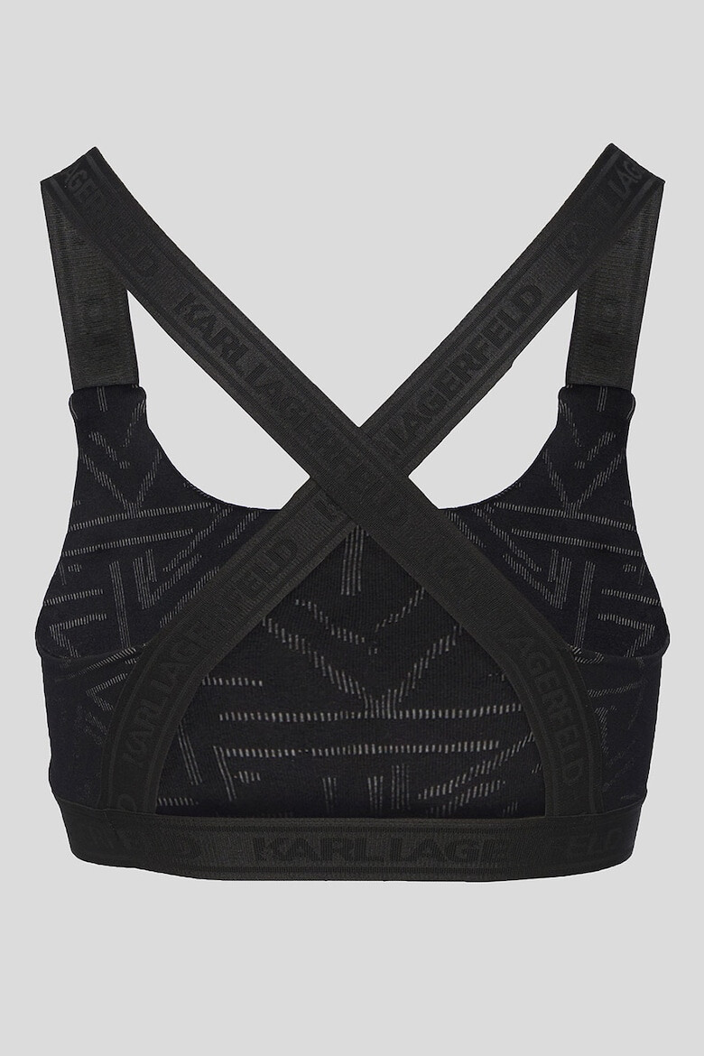 Karl Lagerfeld Sutien sport cu logo - Pled.ro