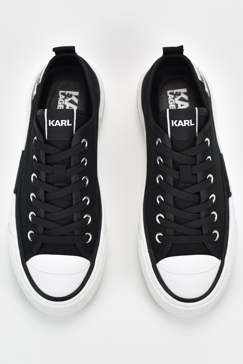 Karl Lagerfeld Tenisi cu talpa flatform si varf intarit - Pled.ro