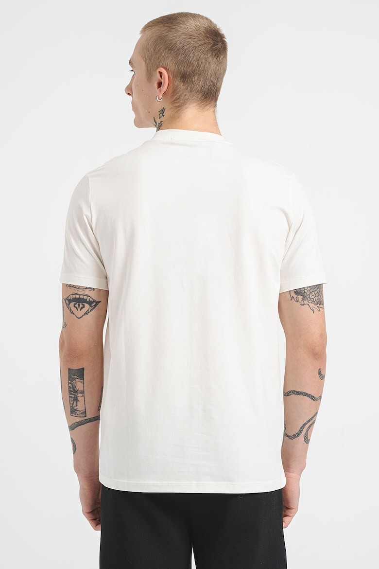 Karl Lagerfeld Tricou cu broderie si logo in relief - Pled.ro