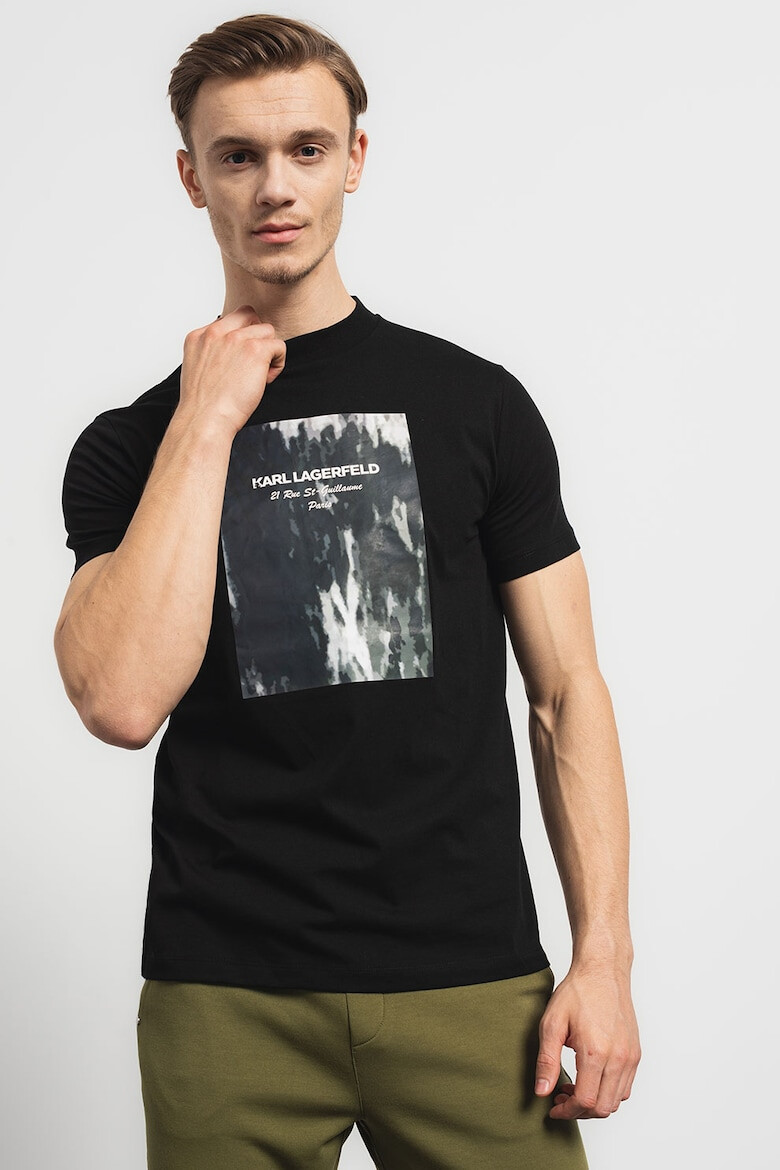 Karl Lagerfeld Tricou cu imprimeu abstract - Pled.ro