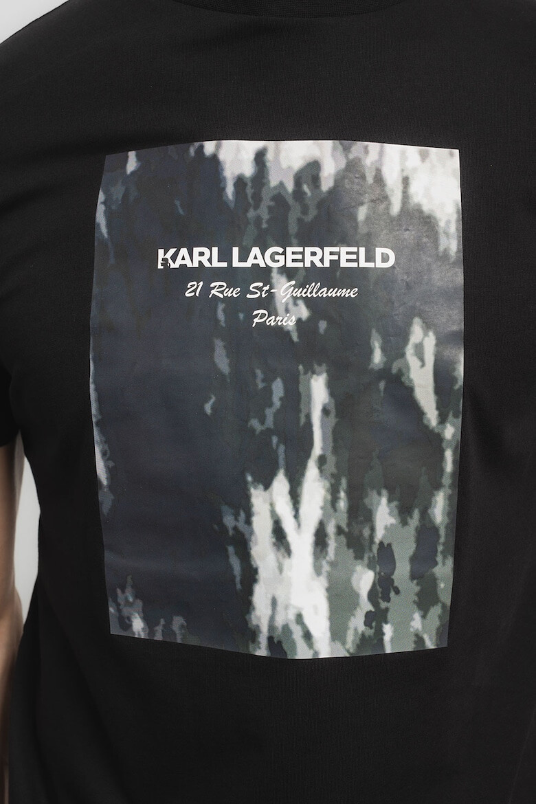 Karl Lagerfeld Tricou cu imprimeu abstract - Pled.ro