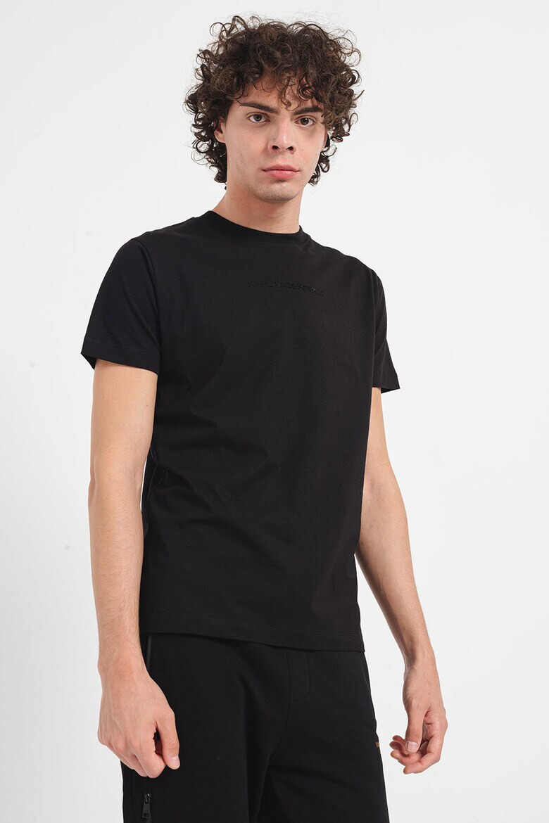 Karl Lagerfeld Tricou cu logo cu strasuri - Pled.ro