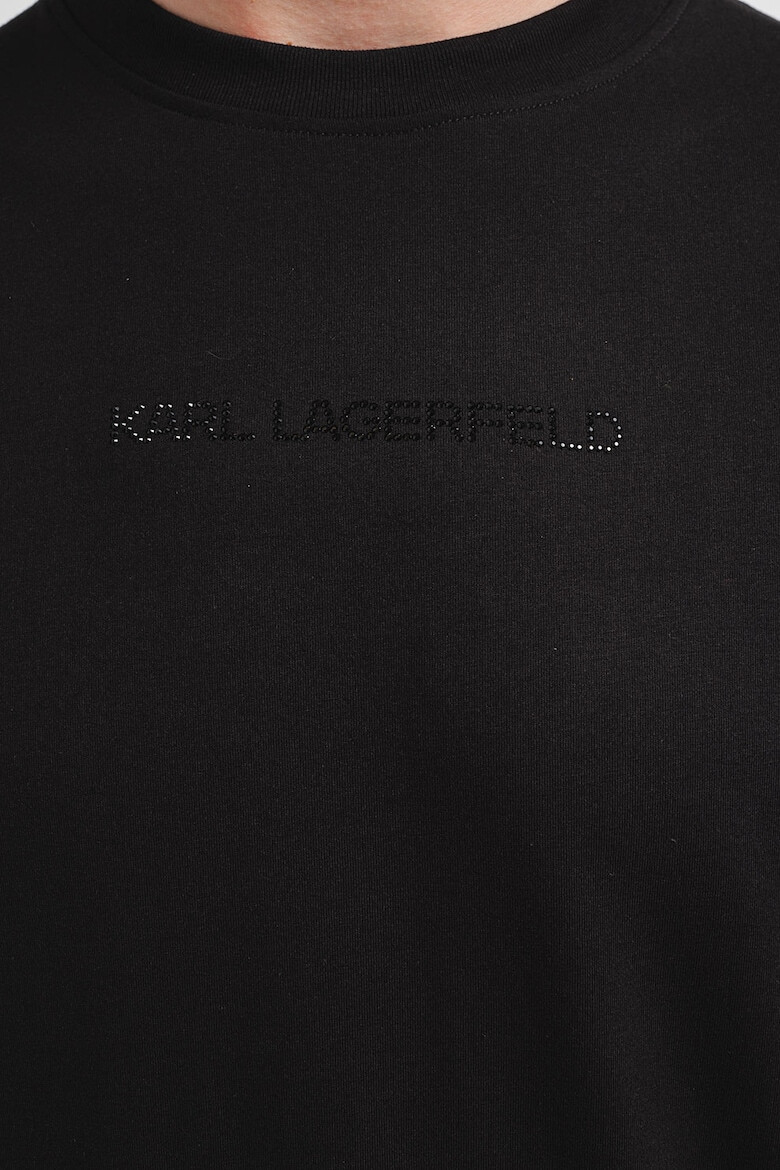 Karl Lagerfeld Tricou cu logo cu strasuri - Pled.ro