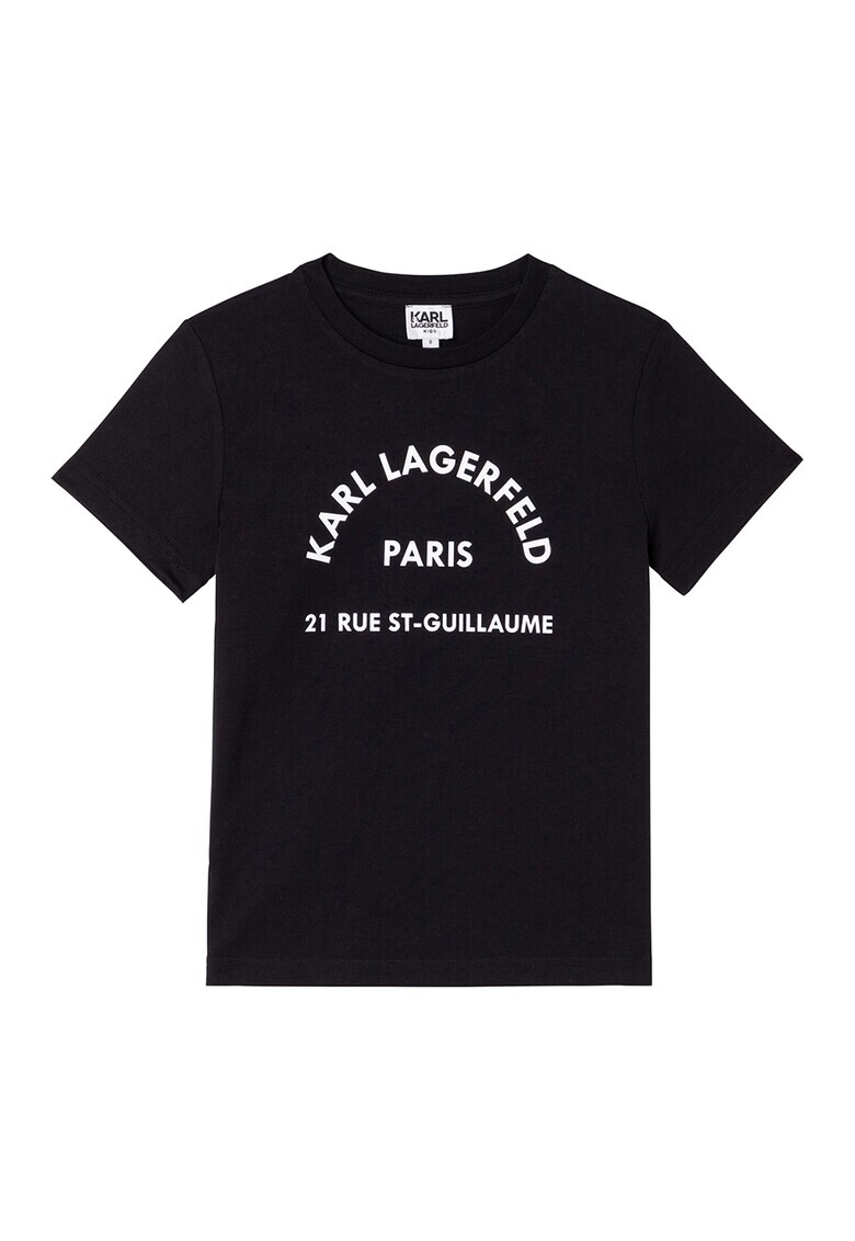 Karl Lagerfeld Tricou cu logo si imprimeu text - Pled.ro