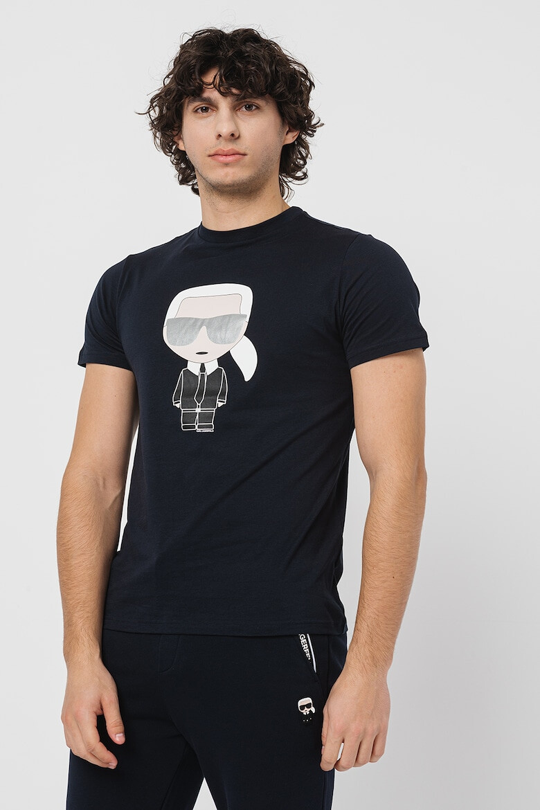 Karl Lagerfeld Tricou de bumbac cu imprimeu Karl - Pled.ro