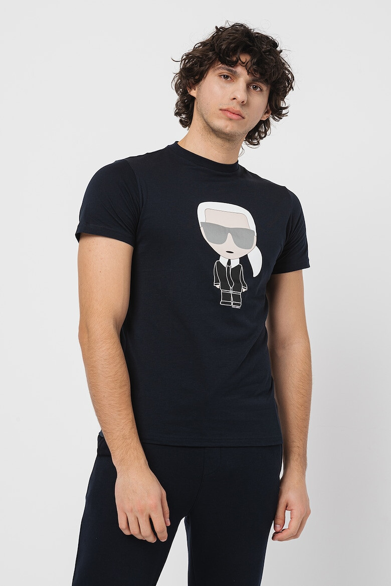 Karl Lagerfeld Tricou de bumbac cu imprimeu Karl - Pled.ro