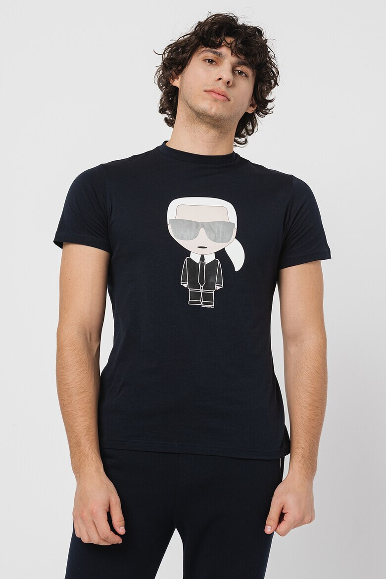 Karl Lagerfeld Tricou de bumbac cu imprimeu Karl - Pled.ro